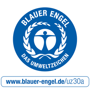 Das Umweltzeichen "Blauer Engel" für die ACO Kieswabe eco