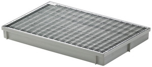 Kunststoffbodenwanne 60x40 Mit Einliegendem Maschenrost MW 3010