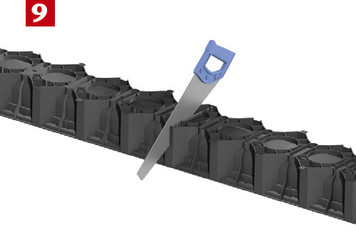 Einbau ACO Self Hexaline