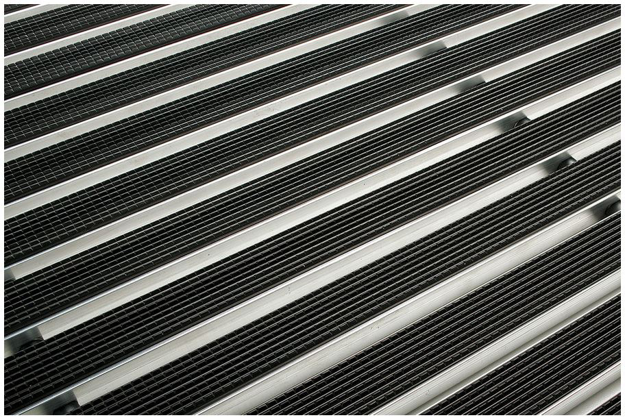 Zoom Vario Alu-Gummi Schuhabstreifer Fussmatte Fussabtreter